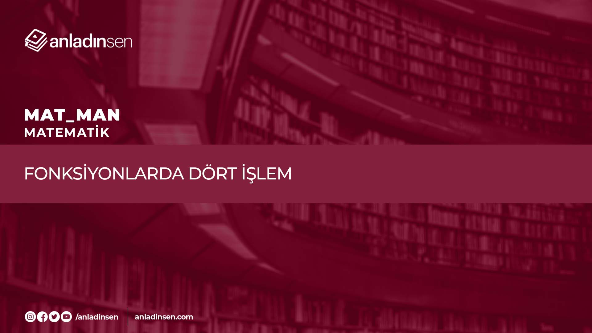 FONKSİYONLARDA DÖRT İŞLEM